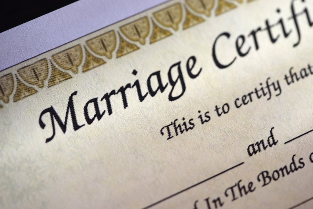 Where can I buy a fake marriage certificate?